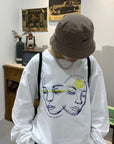 MMBBT フェイスロングTシャツ E0569
