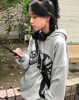 OUTME ブラックベアフーディー E0593