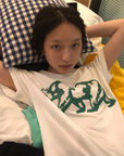 OUTME ビッグベアグリーンTシャツ E1166