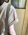 レタープリントTシャツ E1422