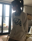 OUTME ブラックベアスウェット E0628