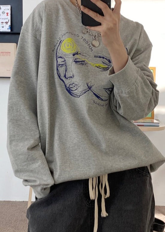 MMBBT フェイスロングTシャツ E0569 エムニエム EMUNIEM