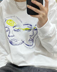 MMBBT フェイスロングTシャツ E0569