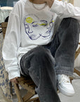 MMBBT フェイスロングTシャツ E0569