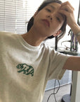 OUTME グリーンベアTシャツ E0459