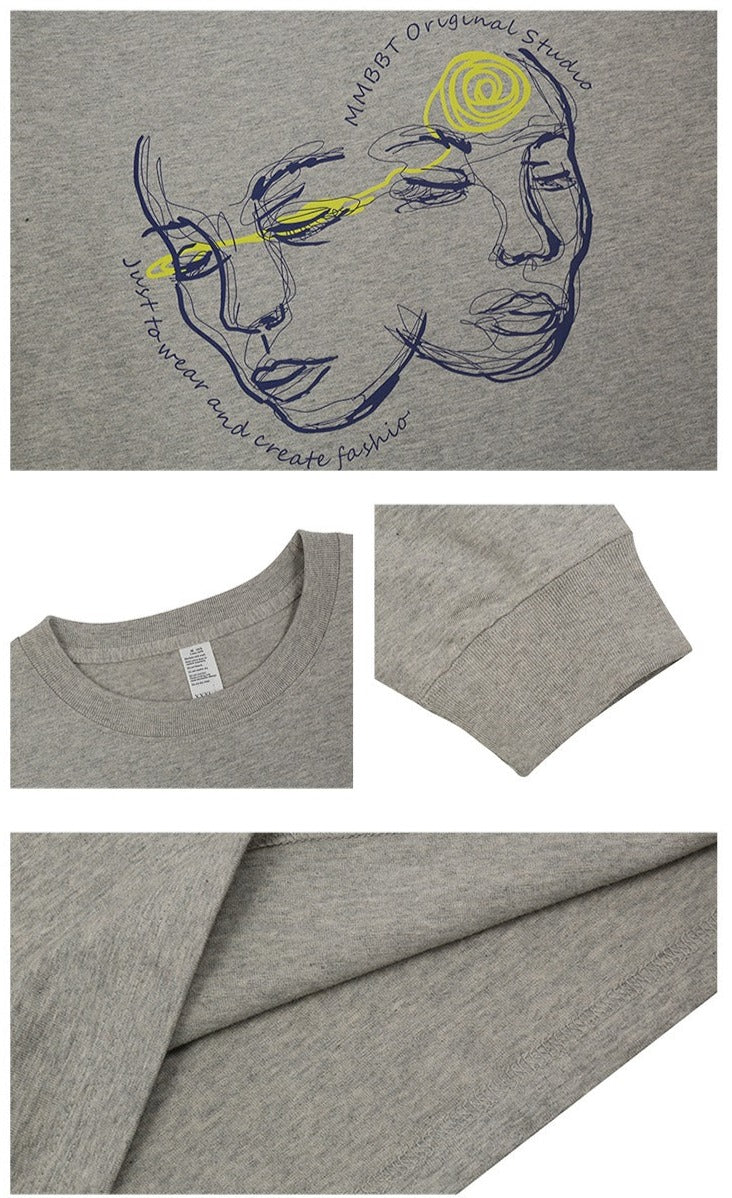 MMBBT フェイスロングＴシャツ E0569