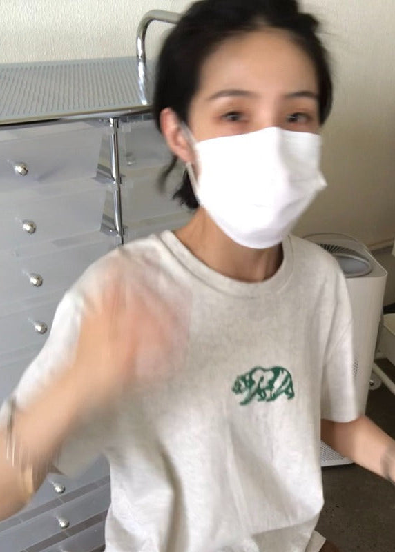 OUTME グリーンベアTシャツ E0459