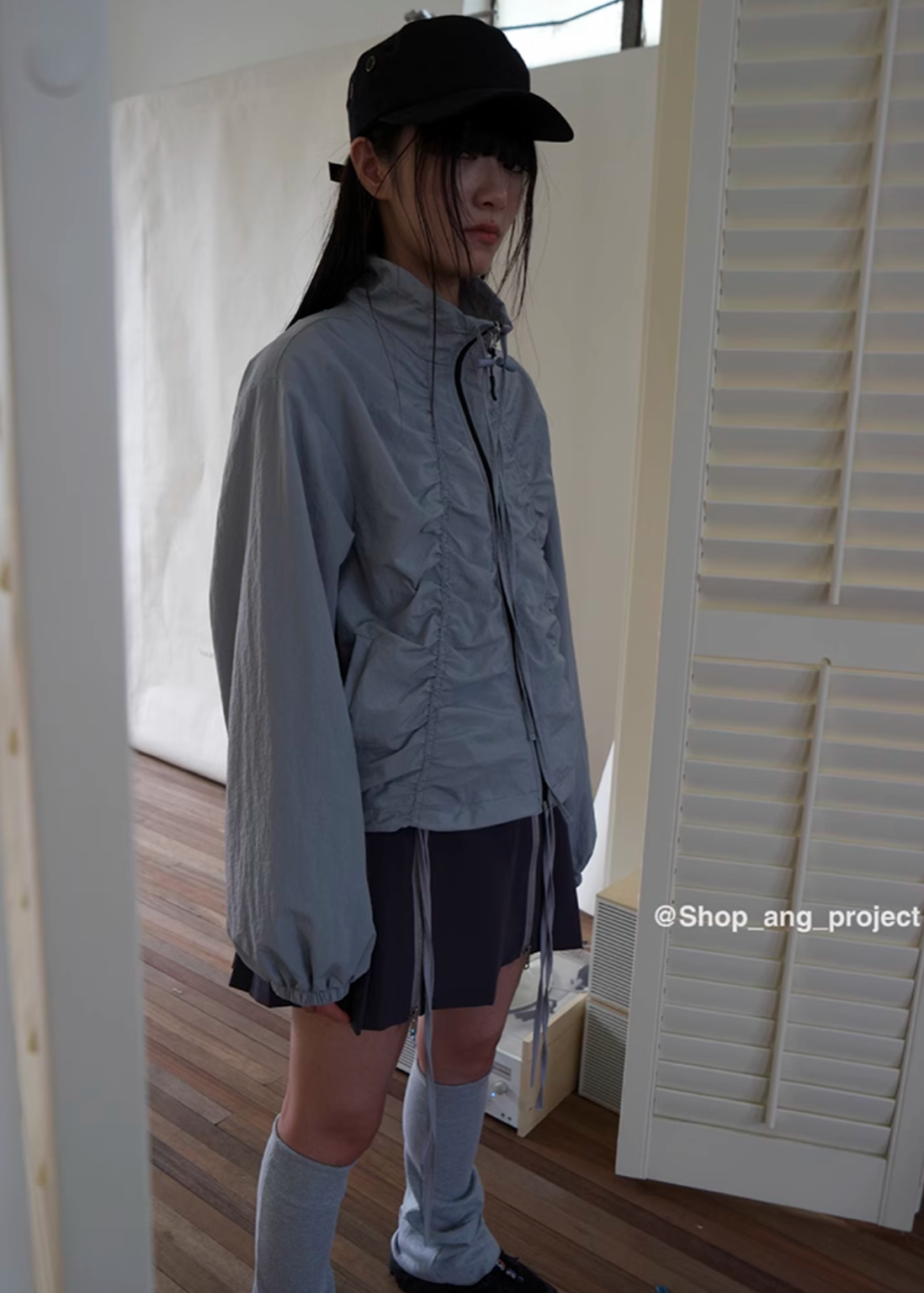 ang:project ギャザージップジャケット E1046