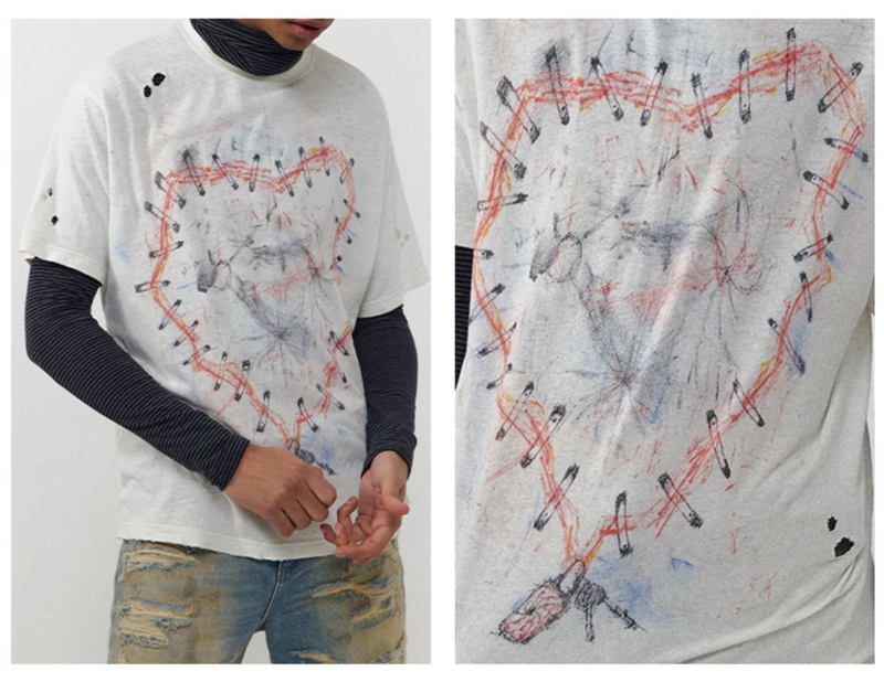 CONP Heart's Crack Tシャツ E1193