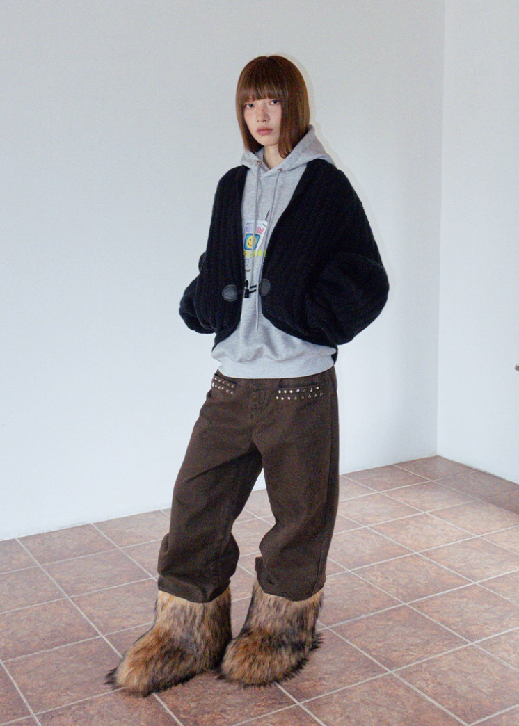 スタースタッズパンツ E1437