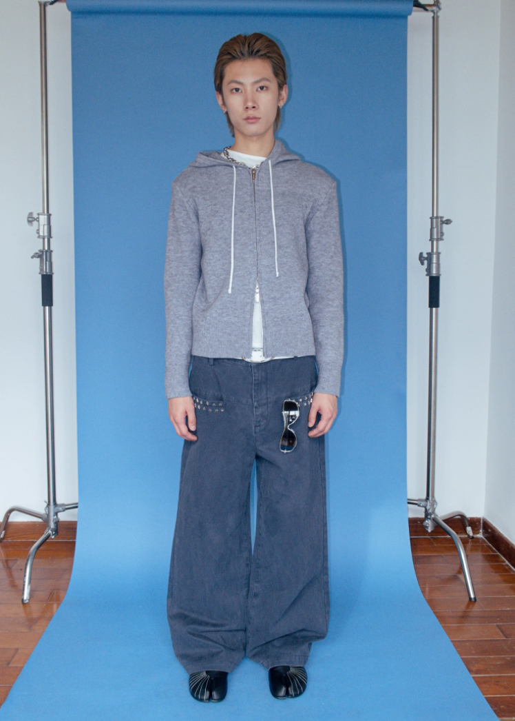 スタースタッズパンツ E1437