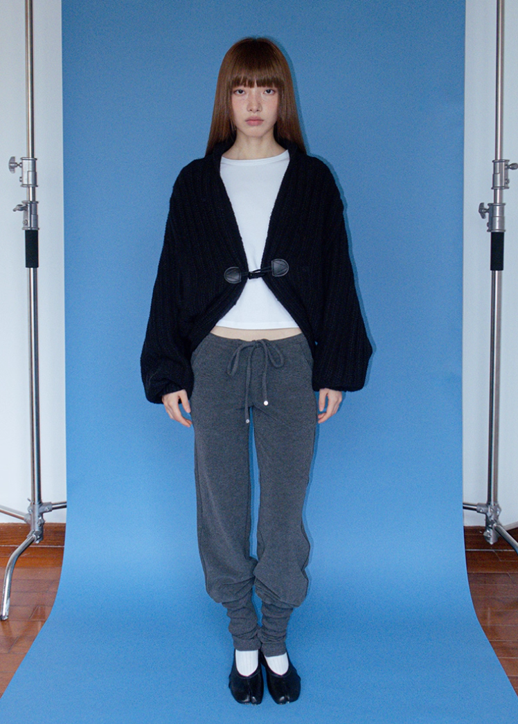 カジュアルラムレッグパンツ E1439