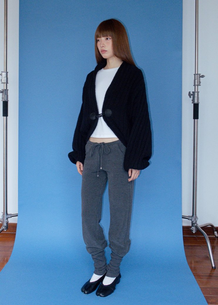 カジュアルラムレッグパンツ E1439