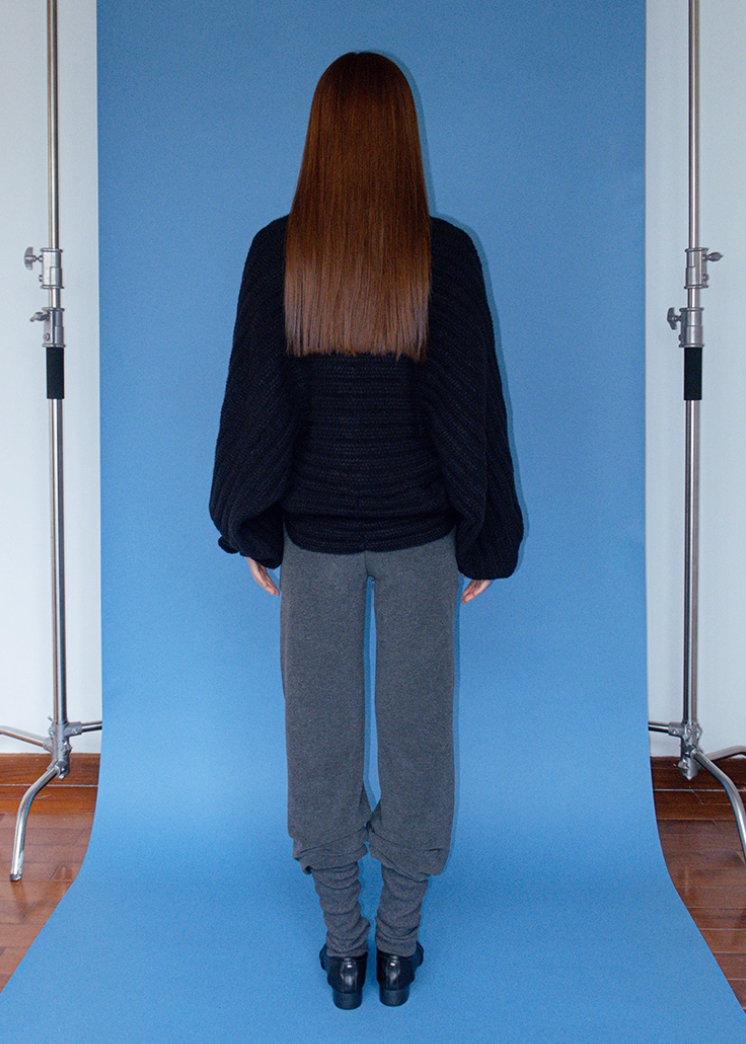 カジュアルラムレッグパンツ E1439