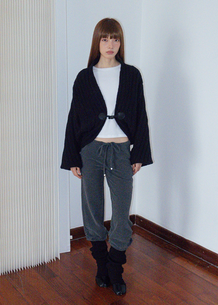 カジュアルラムレッグパンツ E1439