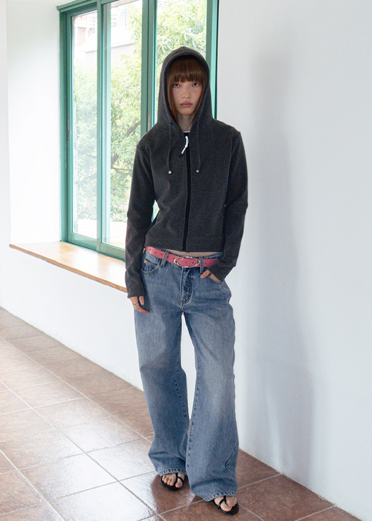 ショート丈フーディー E1440