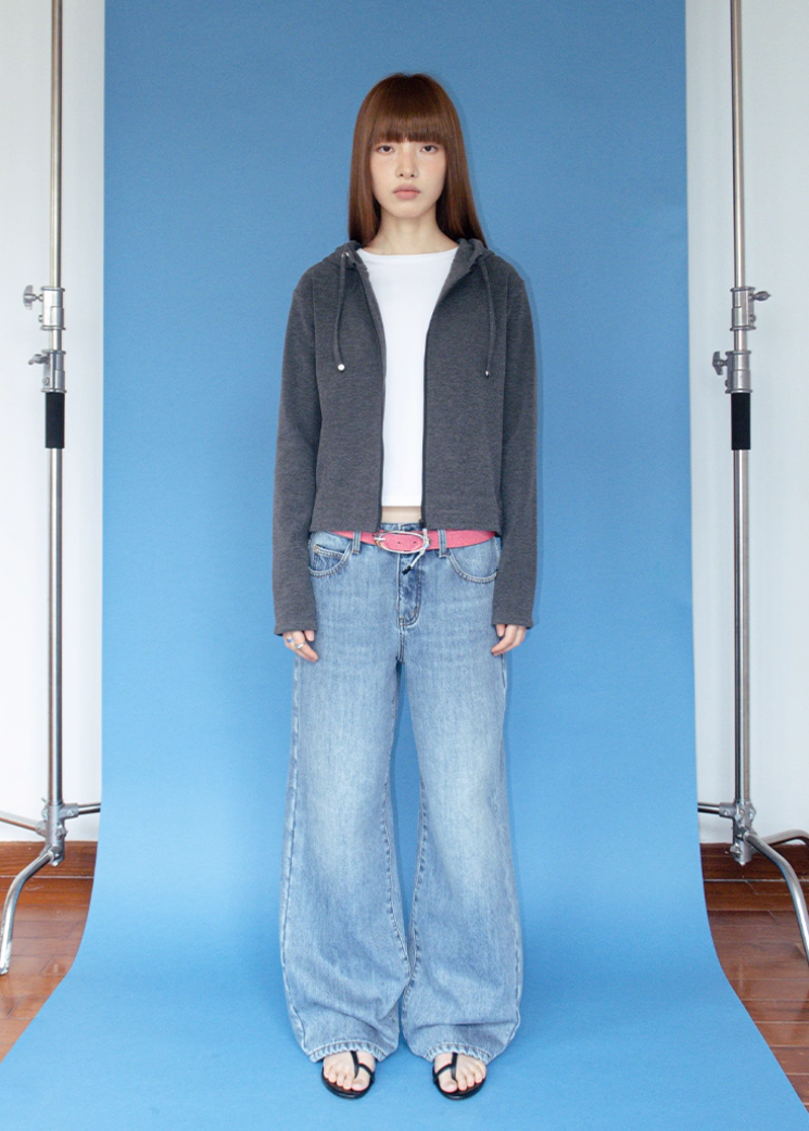 ショート丈フーディー E1440