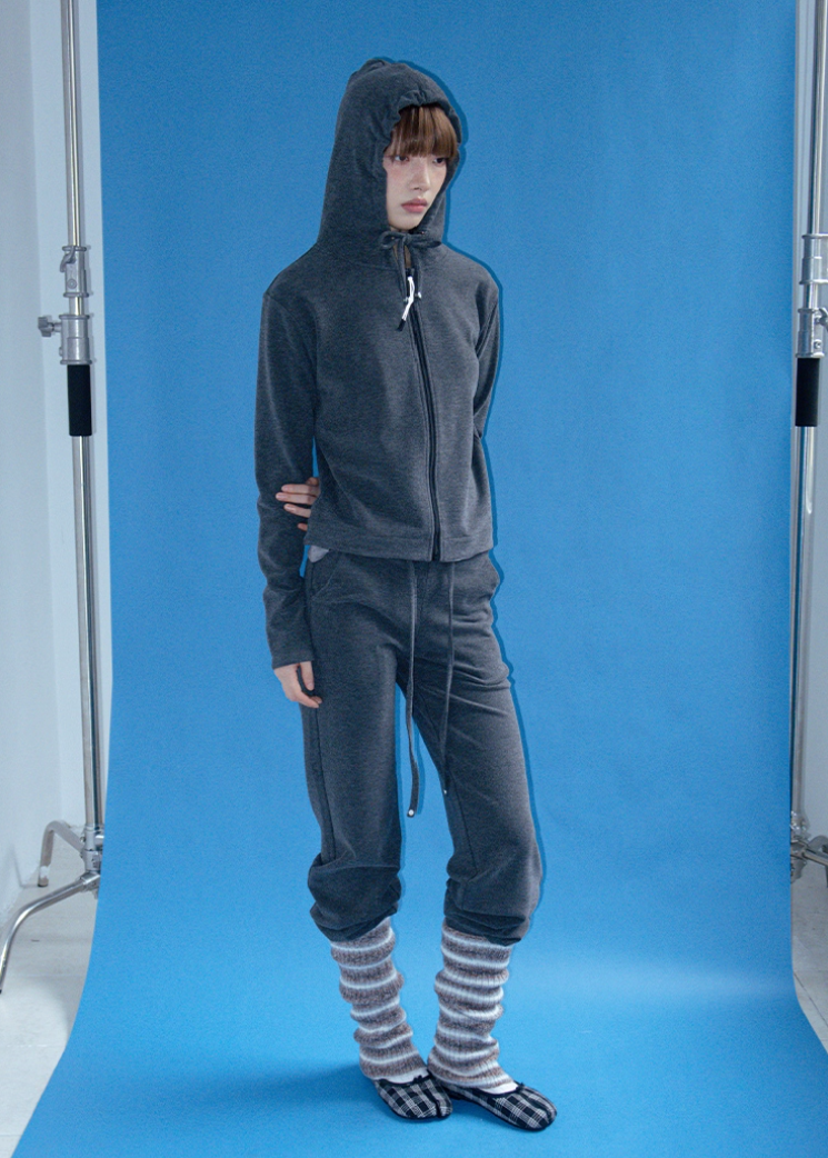 ショート丈フーディー E1440