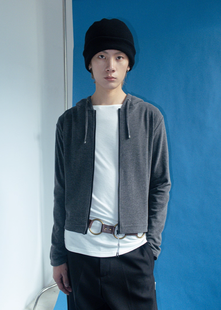 ショート丈フーディー E1440