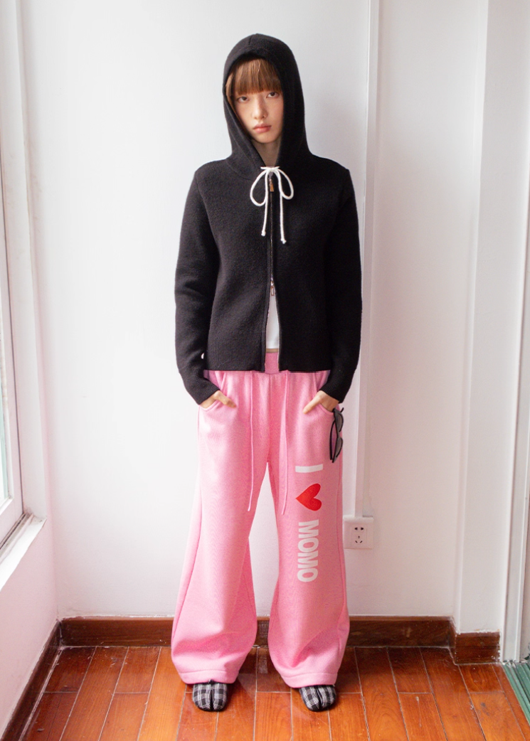 ニットジップフーディー E1441