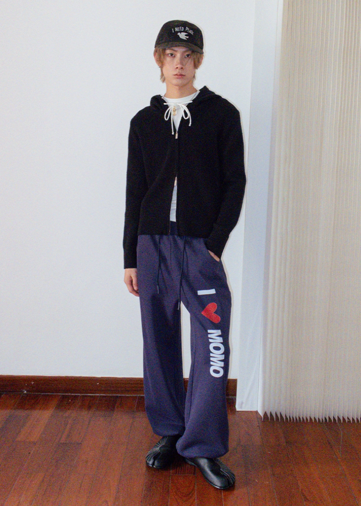 ニットジップフーディー E1441