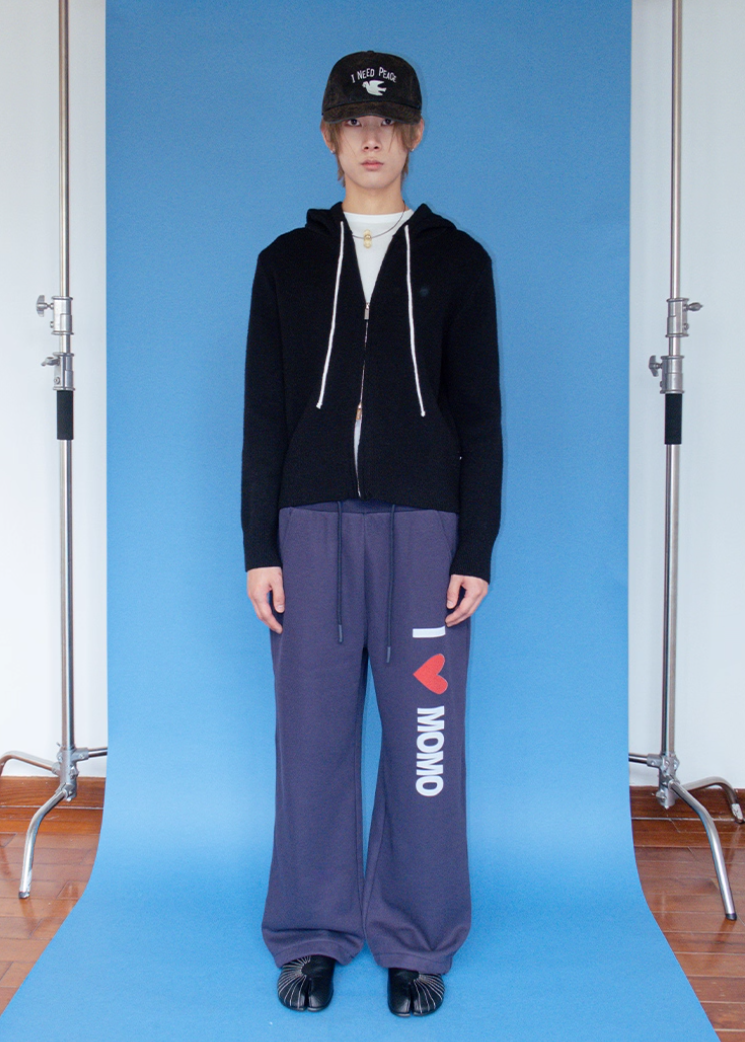 ニットジップフーディー E1441