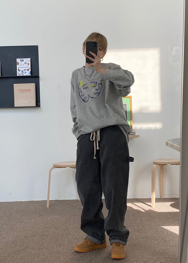 MMBBT フェイスロングＴシャツ E0569