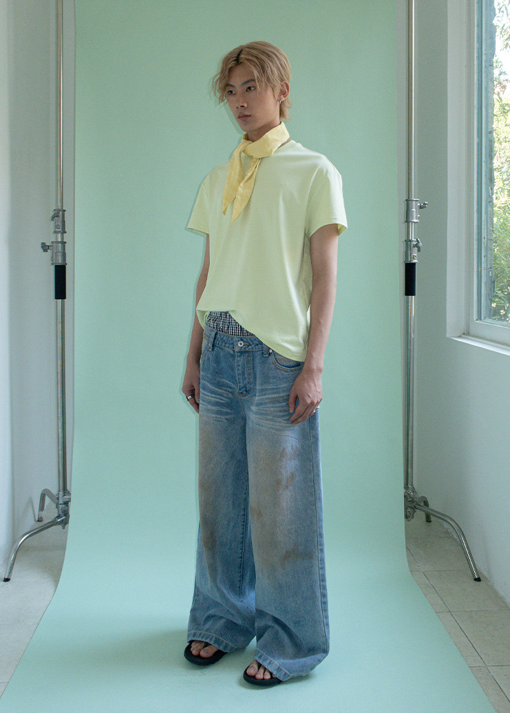 ミッドライズデニム E1450