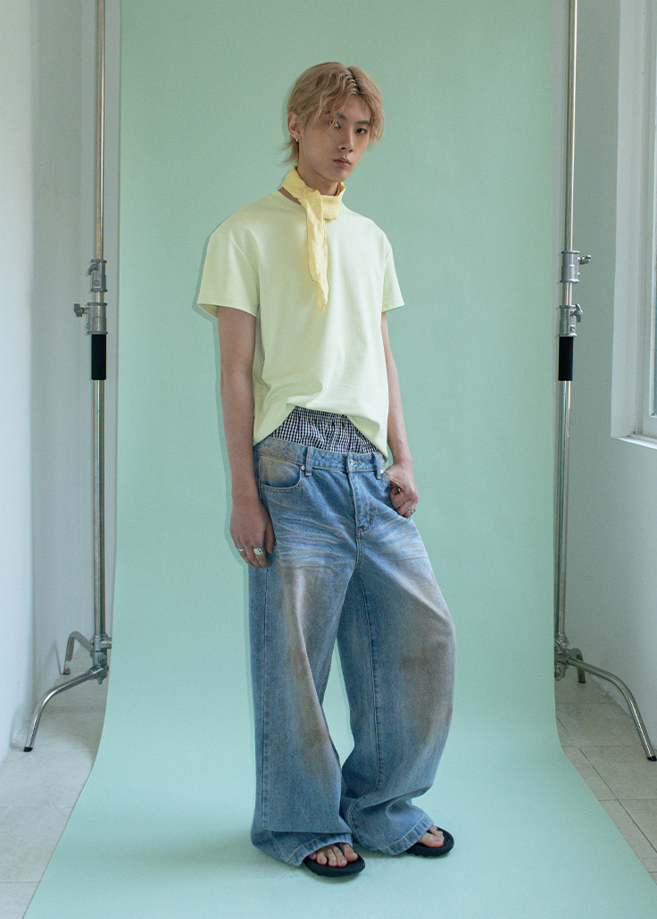 ミッドライズデニム E1450