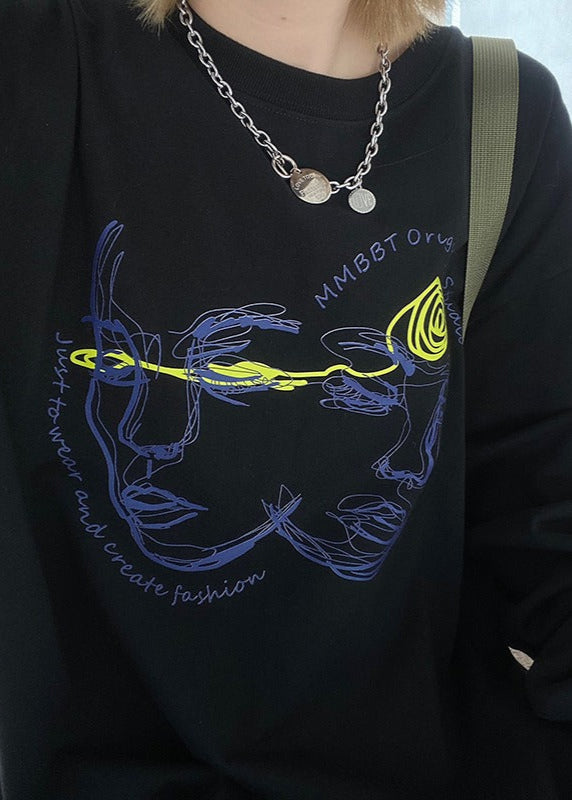 MMBBT フェイスロングＴシャツ E0569