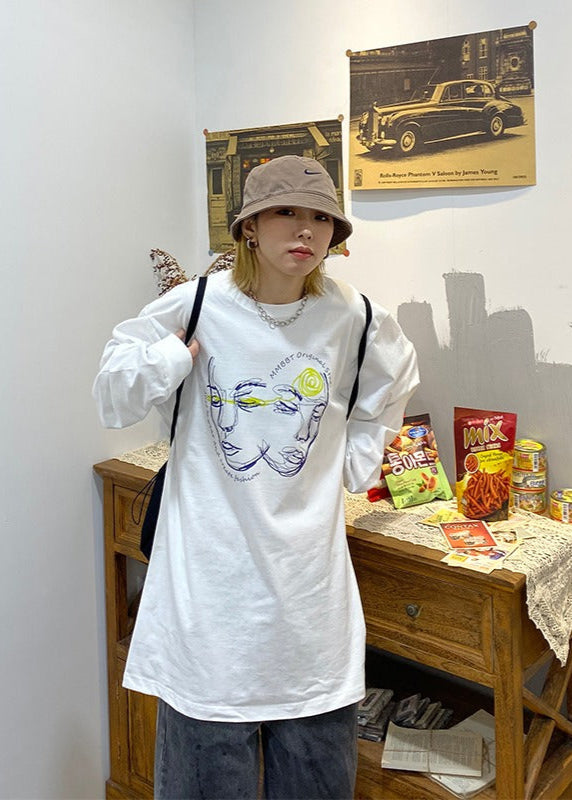 MMBBT フェイスロングＴシャツ E0569