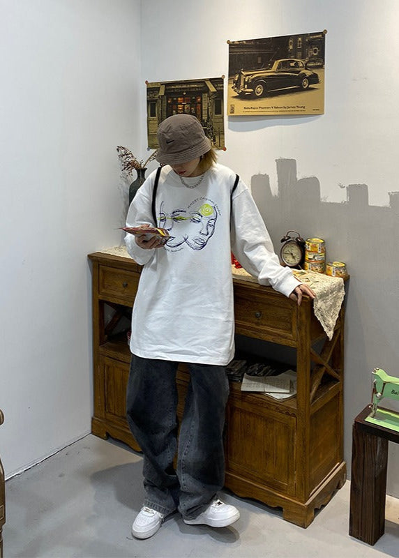 MMBBT フェイスロングＴシャツ E0569