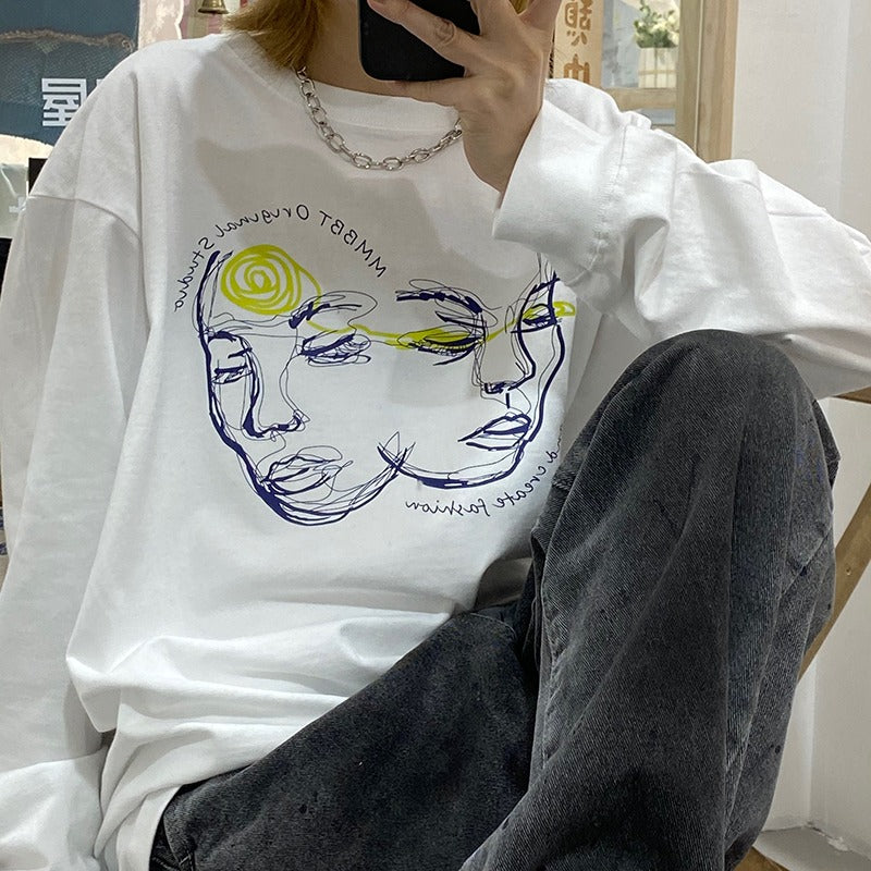 MMBBT フェイスロングＴシャツ E0569