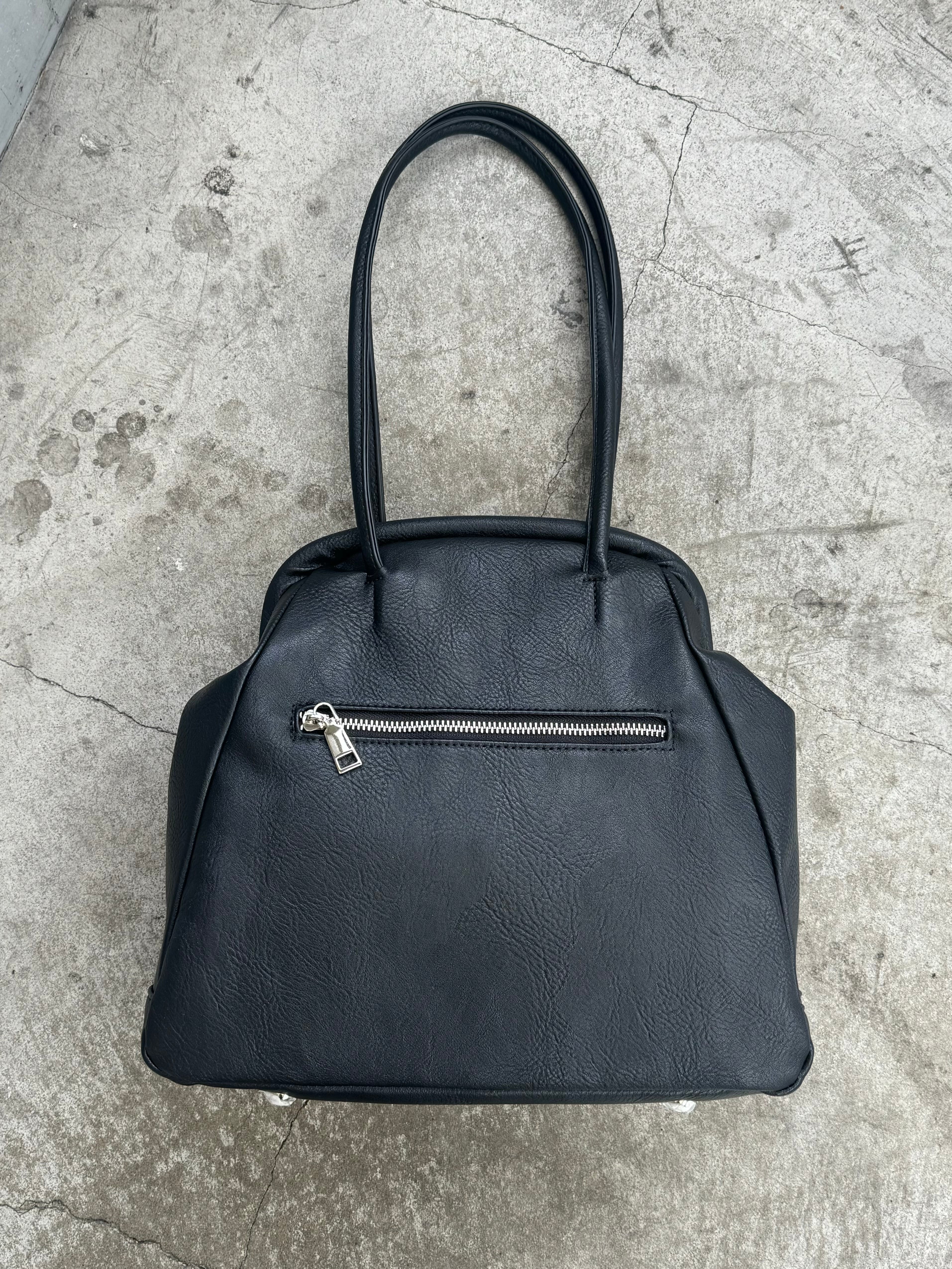 がま口ショルダーバッグ E1443エムニエム EMUNIEM カジュアルコーデ